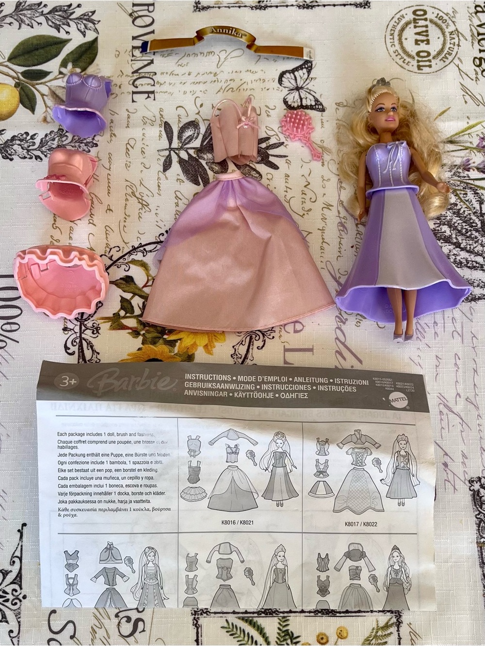 Vintage 2006 Barbie Mini Kingdom Magic Of Pegasus Princess Annika